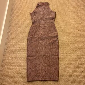 Herve Leger Haute Couture Sleeveless halter Bandage Dress Small